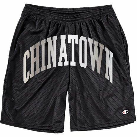 Chinatown Market Shooter shorts x Champion - nowa.