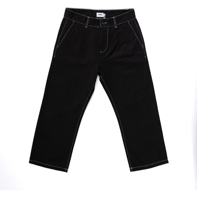 1920 Relaxed Leg Cropped Trouser - Black