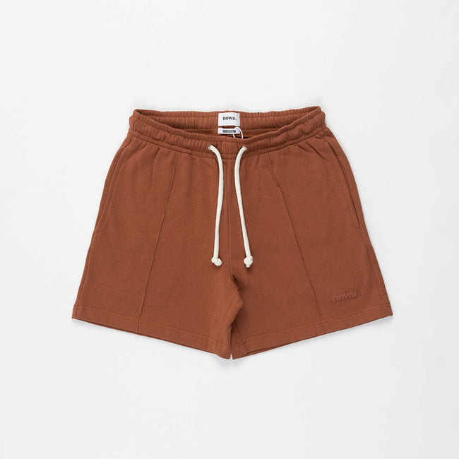 Unisex Sweat Shorts in Coconut Brown