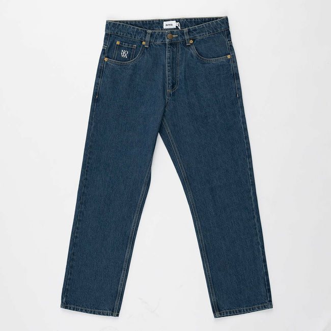 1991 Mid Rise Straight Leg Jeans in Mid Blue