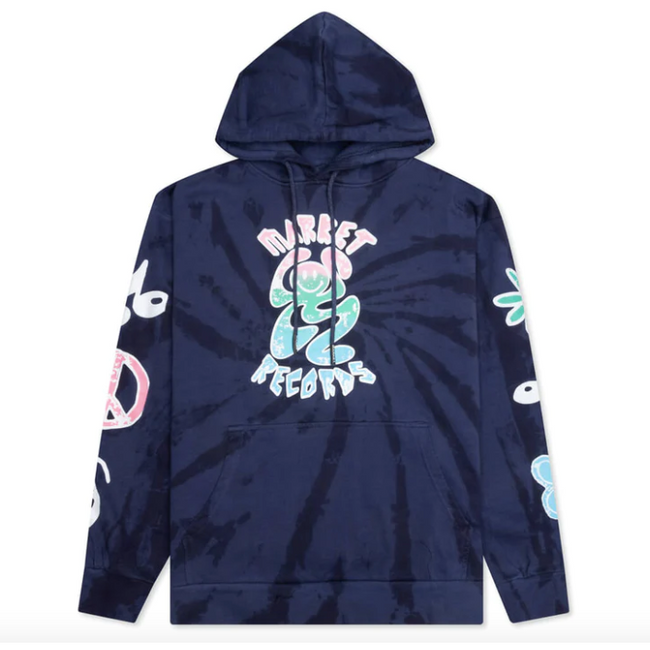 SMILEY MARKET RECORDS ANGEL SIGH HOODIE Navy
