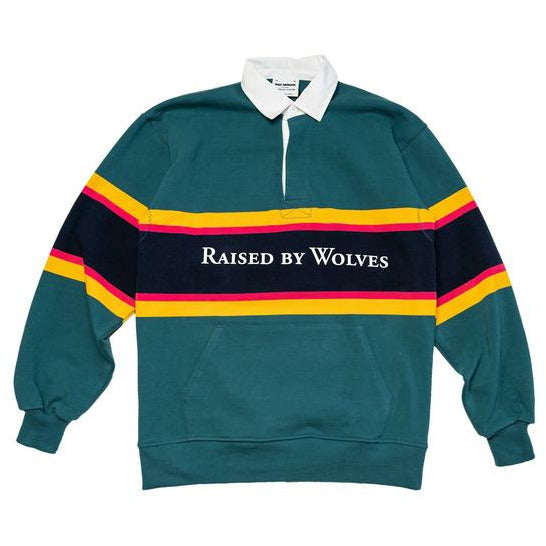 RBW / BARBARIAN RUGBY SWEATER - TEAL - nowa.