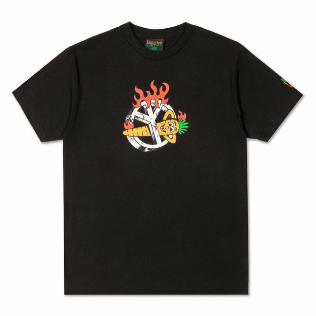 Peace Out Carrots Tee - Black