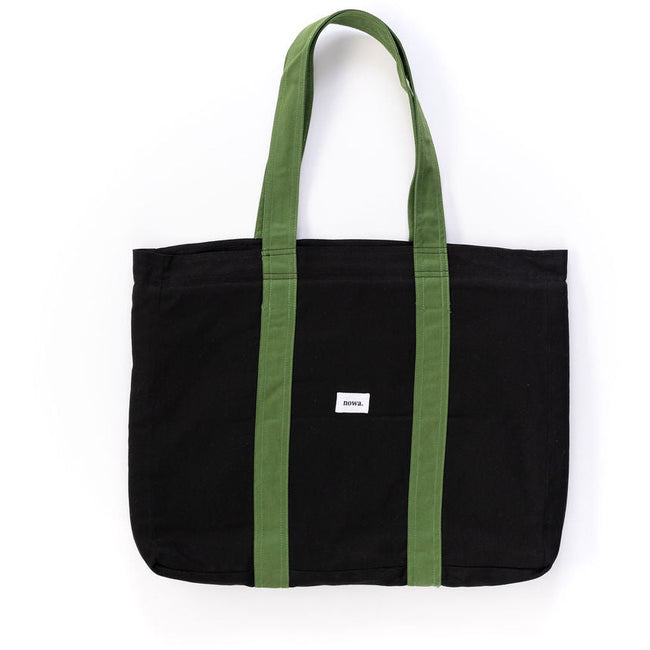 Large Black/Green Tote Bag